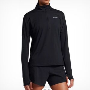 Nike Element Dri-Fit 1/4 Zip Long Sleeve Running Top Size XS